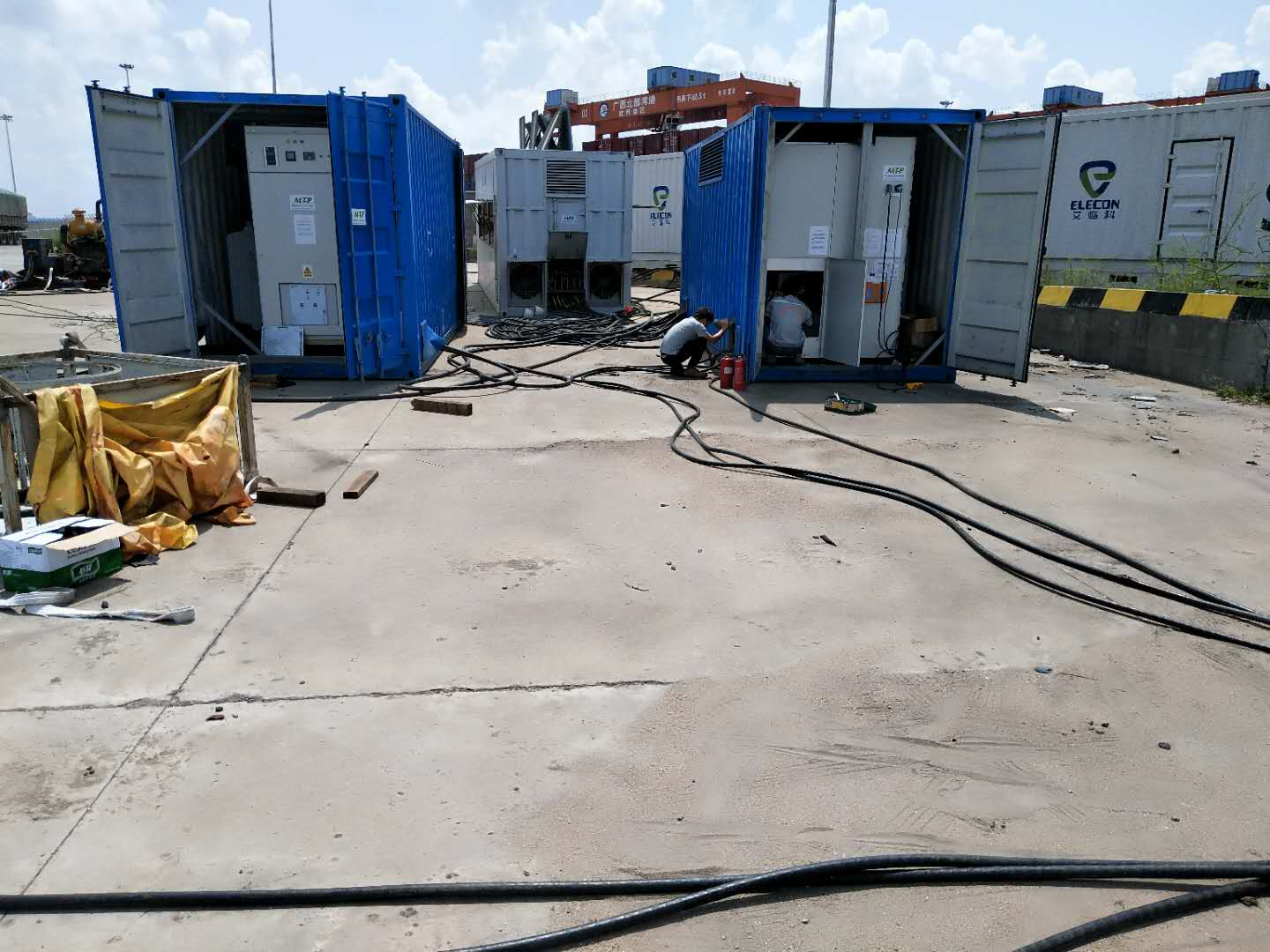 深圳大鏟灣岸電測(cè)試解決方案